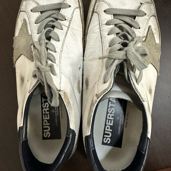 Pre owned Golden Goose Super-Star distressed-finish sneakers (Authentic) - Picture 2 of 5